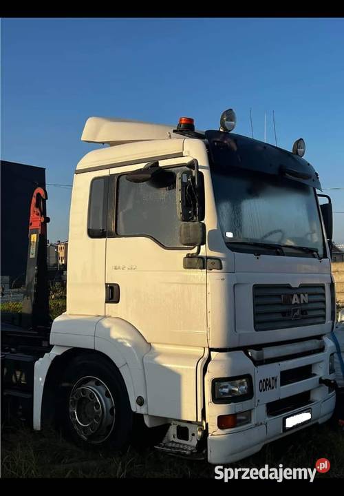 Sprzedam Man TGA 2003r hakowiec 68733 tacho na Brodnica sprzedam