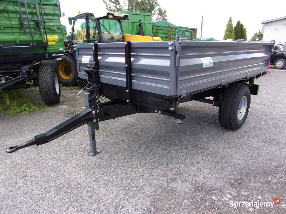 NOWA przyczepa rolnicza EUROMASZ 3t trzystronny Opoczno