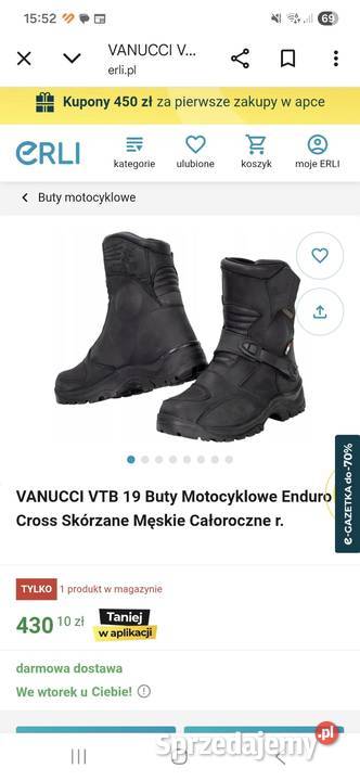 Buty motocyklowe Żydów
