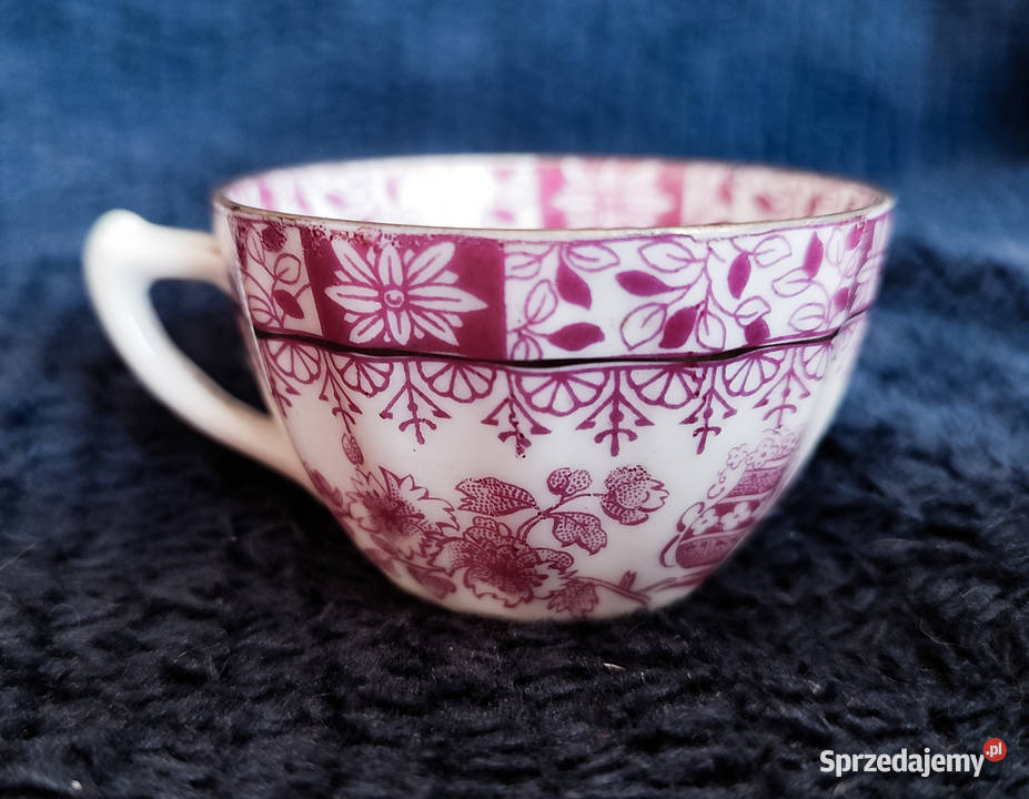 Porcelanowa filiżanka manufaktura Tuppack z Gdańsk