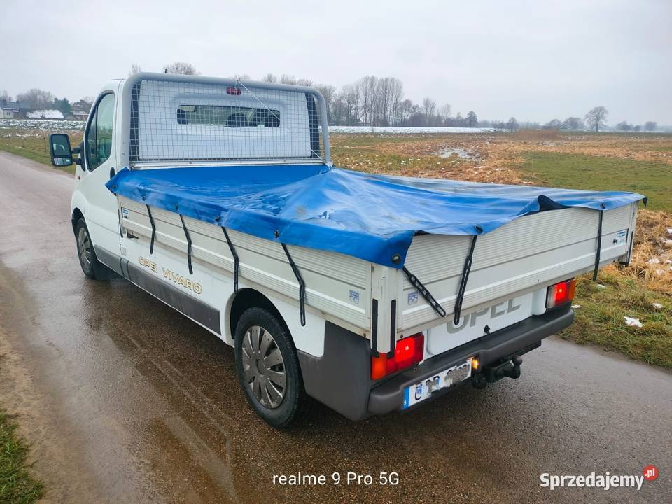 Opel Vivaro 20 CDTI pickup skrzynia nie trafic Rok produkcji 2008 wielkopolskie Kościelec sprzedam