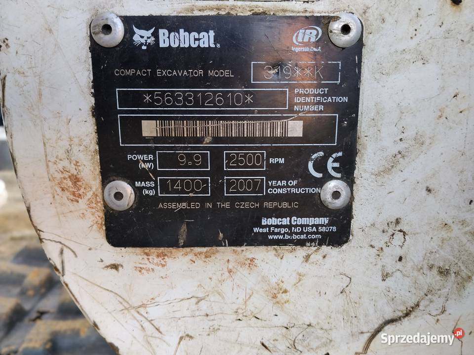 Bobcat mini koparka gąsienicowa małopolskie Krzeszowice