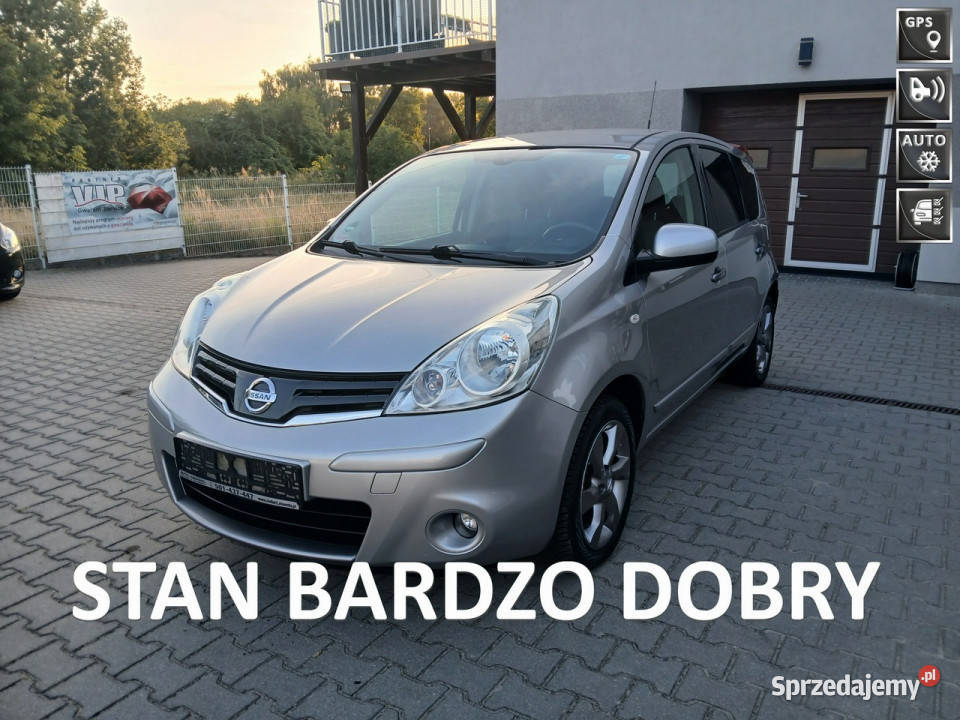 Nissan Note 16i klima navi alufelgi czujniki Gryfino