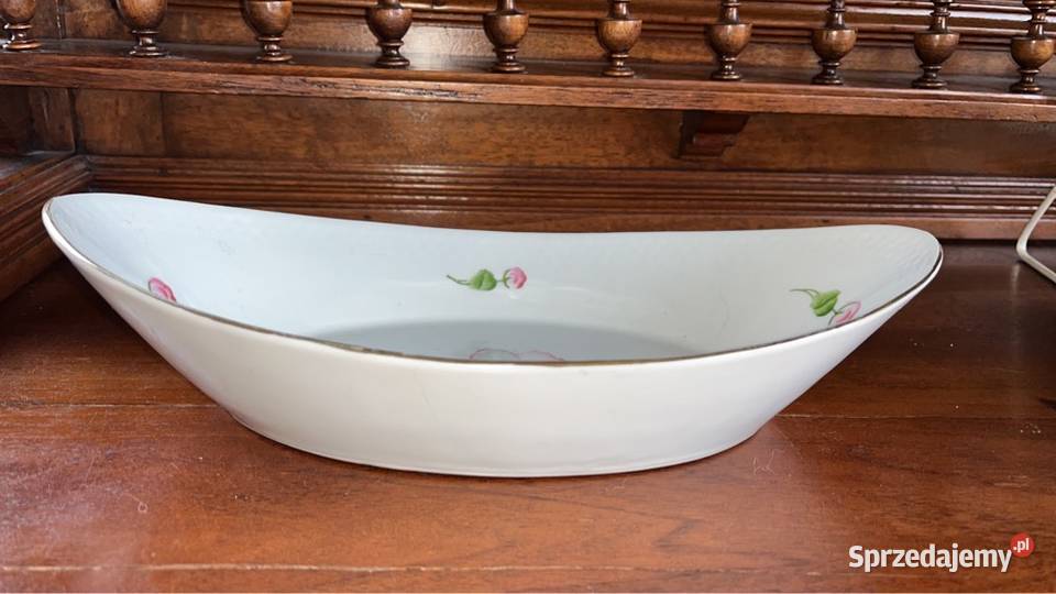 Patera Półmisek HK Monsterbeskyttet Import Kwiat Porcelana i szkło pomorskie Gdańsk