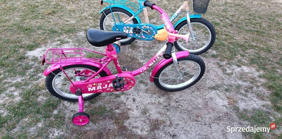 Rowerki nowe Maja Gucio Koła 16 Tył Tłuszcz