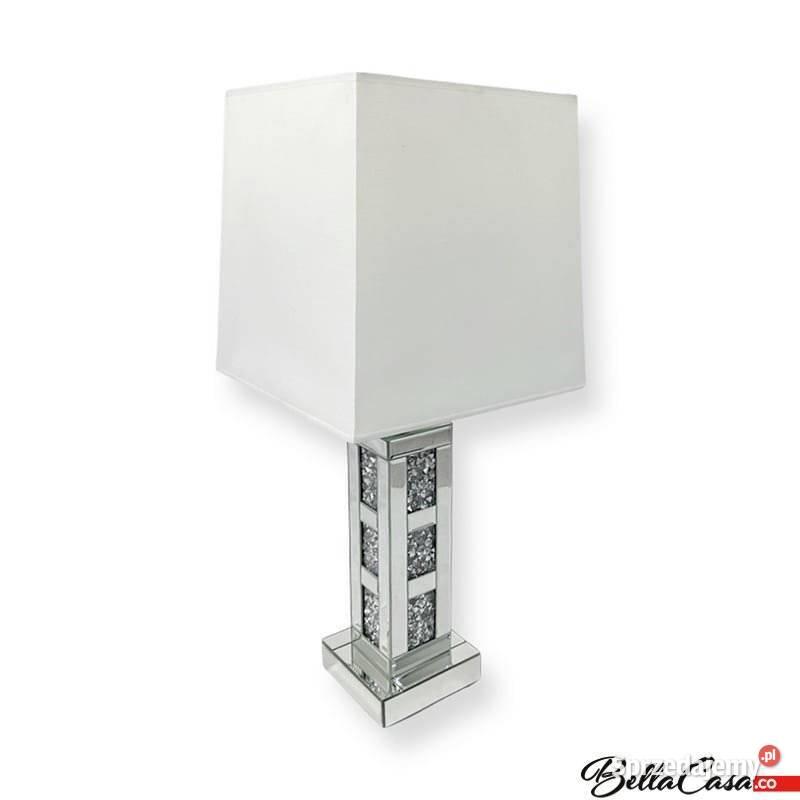 Lampa do salonu glamour ozdobna na komodę lampka Warszawa sprzedam