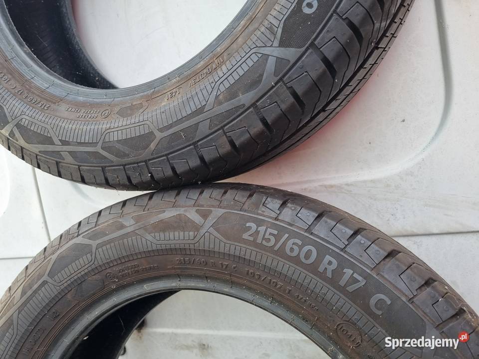 2 Opony Wzmacniane 215 60 R17C Continental Skawina