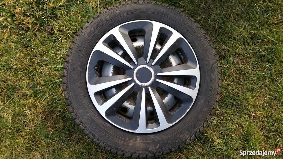 Sprzedam kompletne koła fiat seicento stalowe Koła i felgi