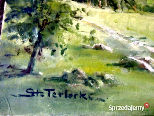Obrazy Stanisław Terlecki 2 sztuki Zakopane