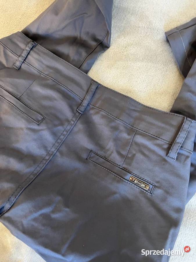 Spodnie rurki szare grafitowe podkarpackie Jasło