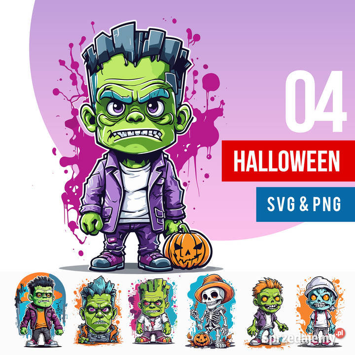 Gotowe Grafiki i Kliparty Halloween do Drukarni Kraków