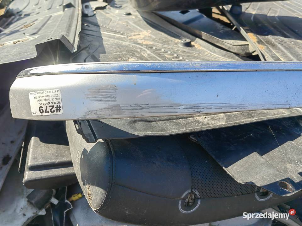 MERCEDES SKLASA W220 SEDAN 9802 LISTWA ZDERZAKA Choszczno