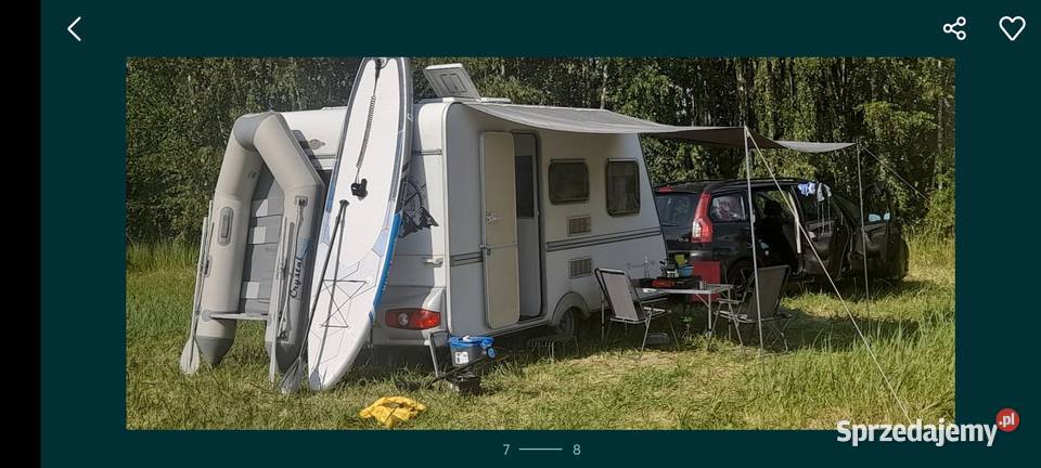 Markiza do przyczepy kempingowej hobby Niewiadów Toruń sprzedam