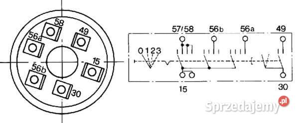Włącznik świateł 23111000 Kamionna