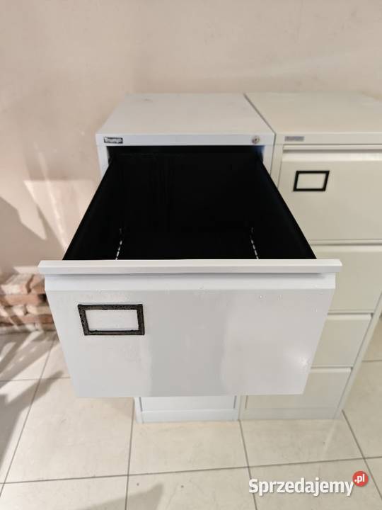 Szafa kartotekowa stalowa 4 szuflady pełny wysuw Pszczyna