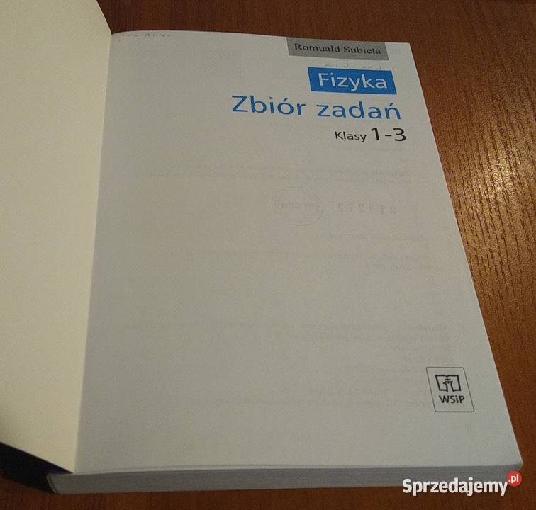 Fizyka zbiór zadań klasy 13 Gimnazjum Romuald Gdańsk