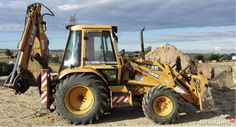 usługi koparkoładowarka CASE Kamień Pomorski i