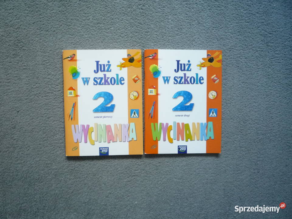 Już w szkole 2 Wycinanka cz 1 i 2 Zabawki z Podręczniki
