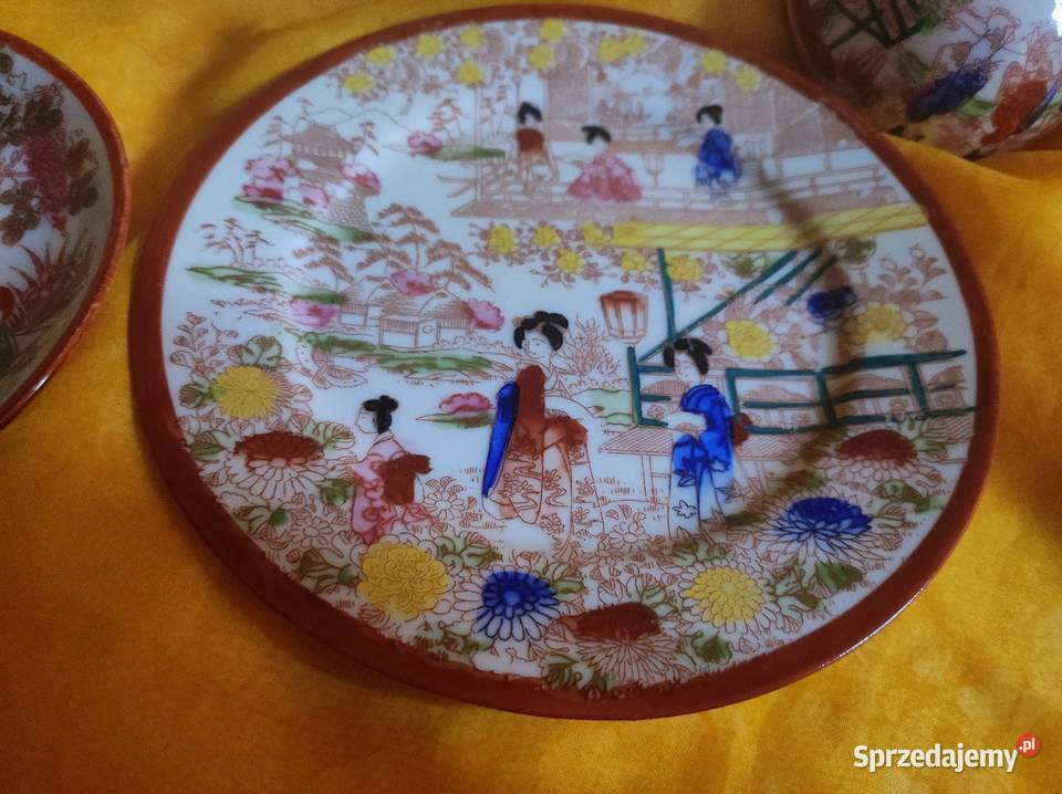 Zestaw śniadaniowy porcelana stara Japonia Wrocław
