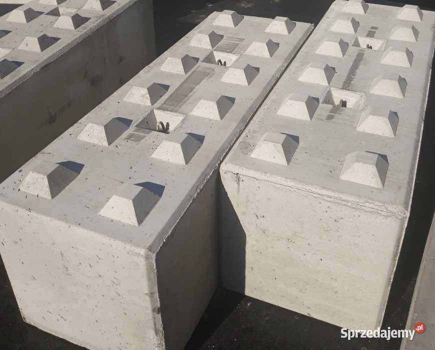 Blok betonowy typ 60 bloki betonowe mury oporowe Mińsk Mazowiecki