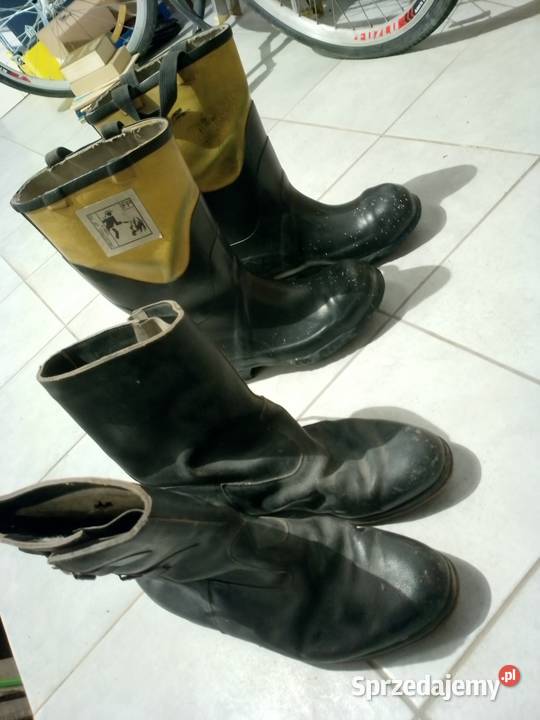 Strażackie buty gumowe super stan 45cm podkarpackie Jarosław