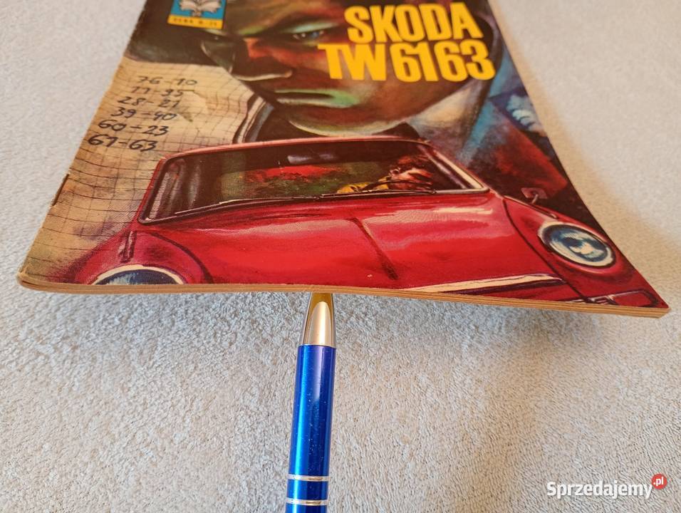 Kapitan Żbik Skoda TW6163 Pierwsze wydanie w Łódź