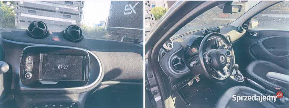Smart ForFour II W453 sprzedaż syndyka ABS Zamość