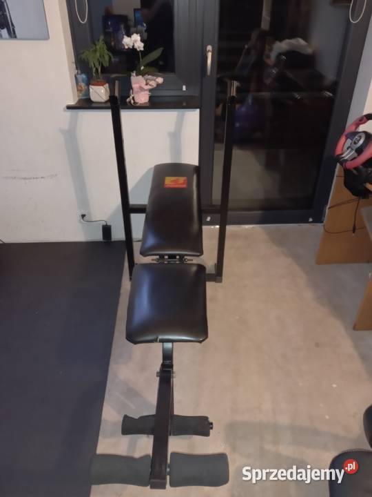 Ławka do ćwiczeń pod sztangę z prasą do nóg Bolszewo