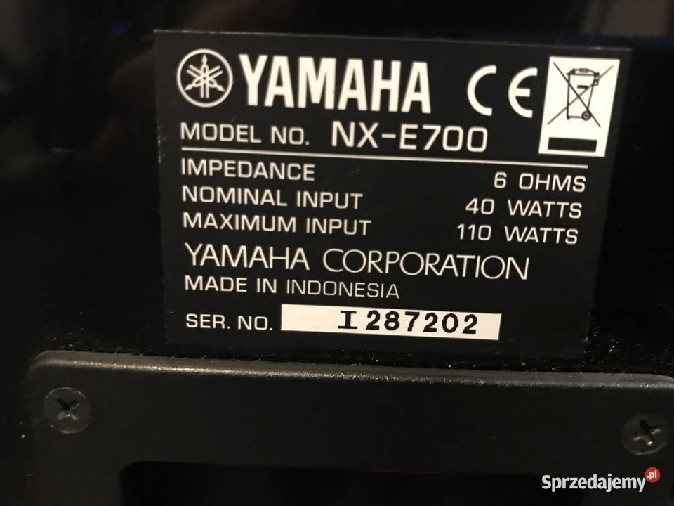 Amplituner yamaha rdx e700 kolumny Kraków
