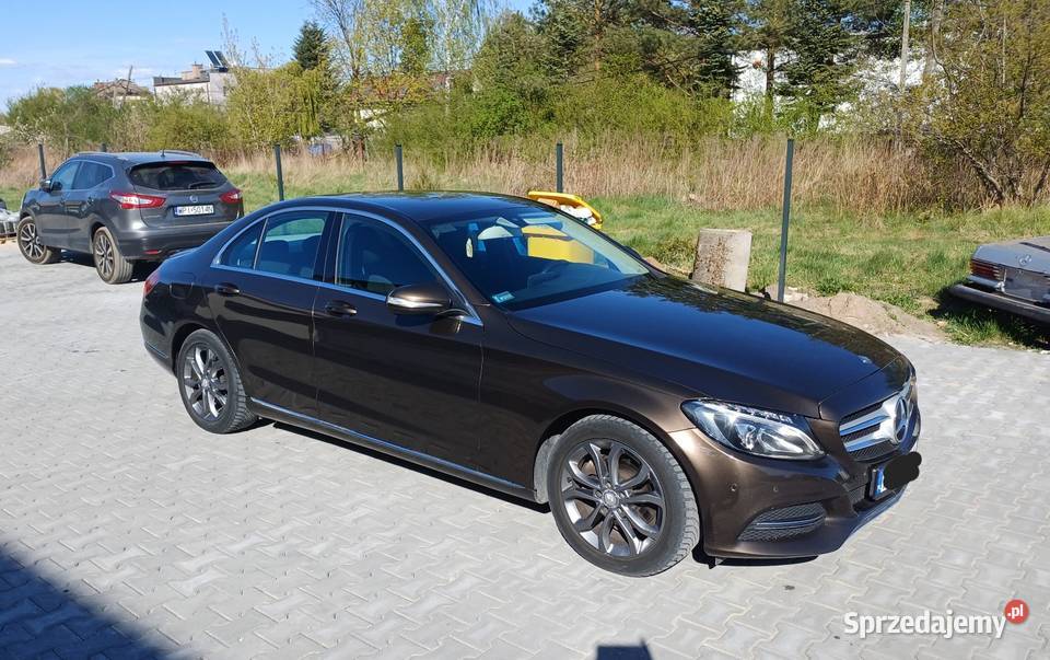 Mercedes w205 c180 benzyna brąz automat krajowy mazowieckie Janki sprzedam