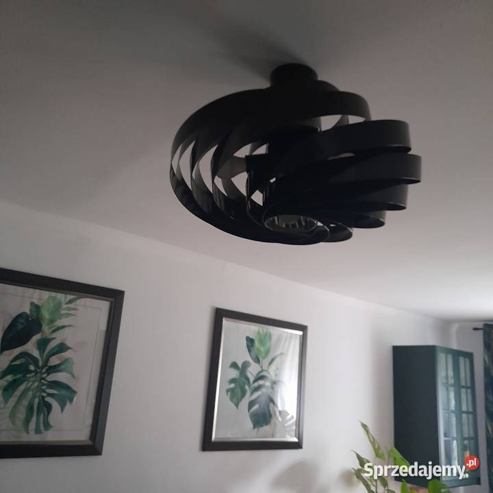 lampa wisząca metalowa czarny połysk Częstochowa