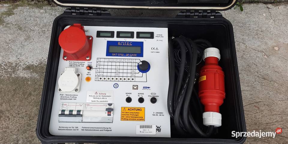 ROTEC SAT 07023PCASE tester urządzeń 1i3 230V Gorzów Wielkopolski