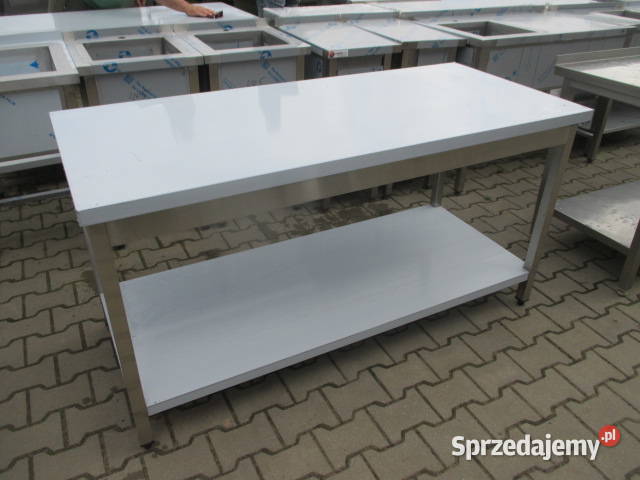 STÓŁ GASTRONOMICZNY CENTRALNY Z PÓŁKĄ 1607085 Gastronomia Ostrów Wielkopolski