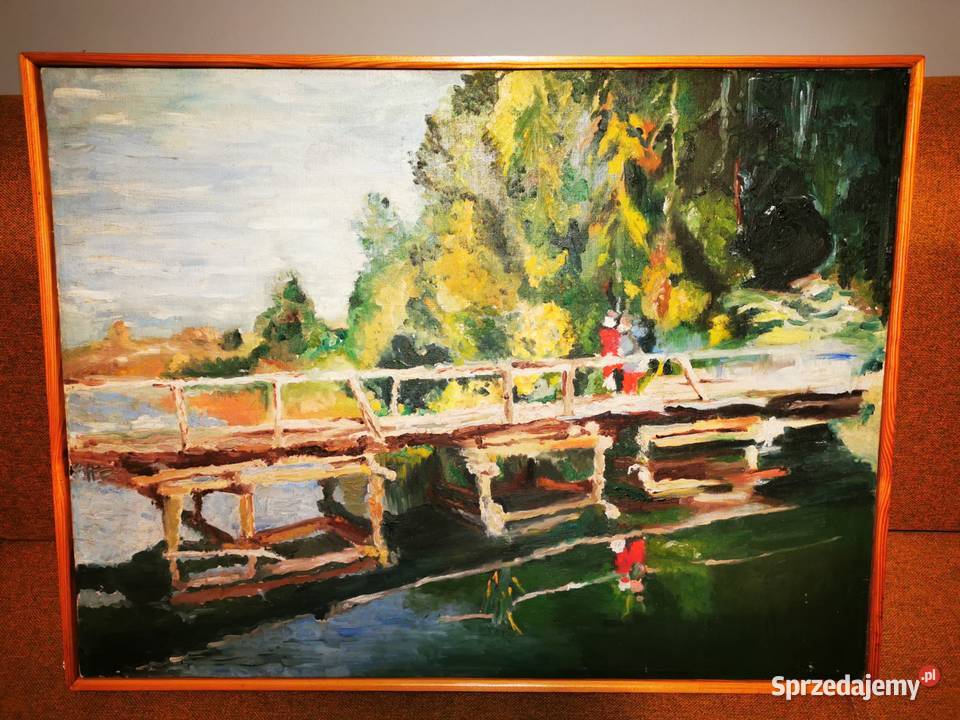 obraz w drewnianej ramie