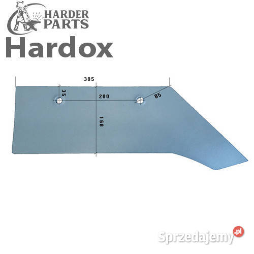 Lemiesz 300hektarów HARDOX SSP280P części do