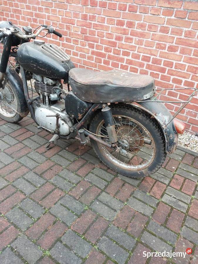 Junak M07 z koszem 1958 Wrocław