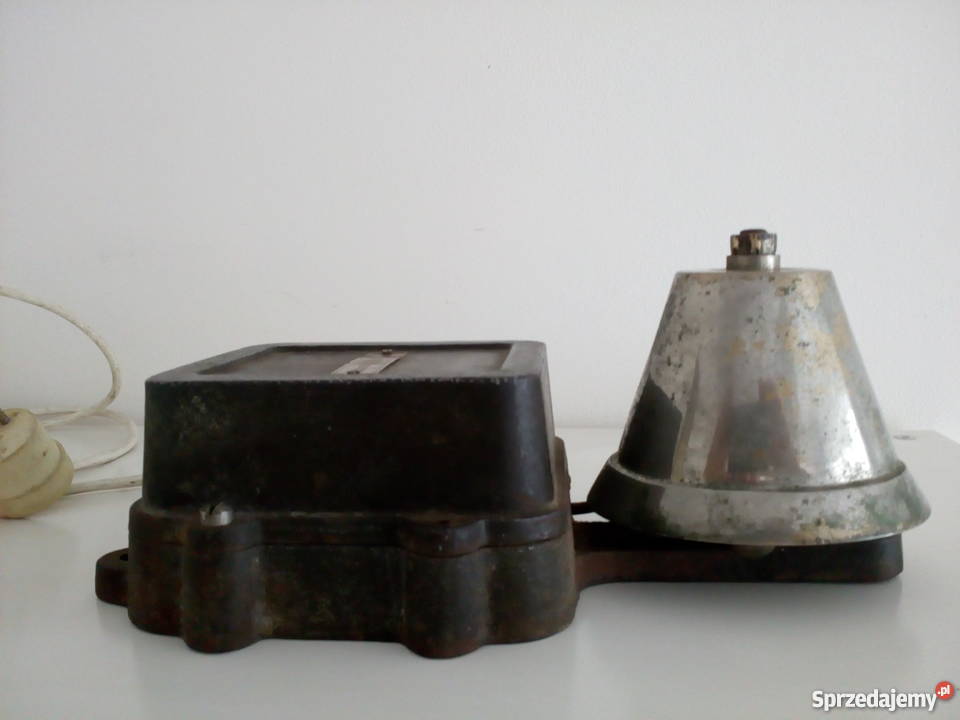 Stary unikatowy dzwonek szkolny BRABORK sprawny Rzeszów