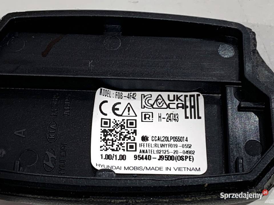 KLUCZYK HYUNDAI KONA 95440J9500 PILOT osobowe