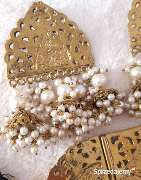 Komplet biżuterii indyjskiej naszyjnik chocker