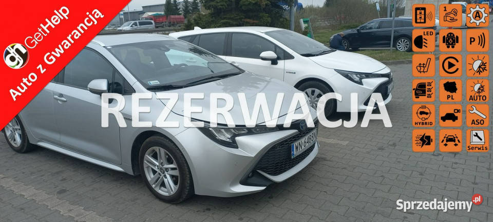 Toyota Corolla Rezerwacja ECVT 18 Hybryda FV23 nieuszkodzony Corolla Gdańsk