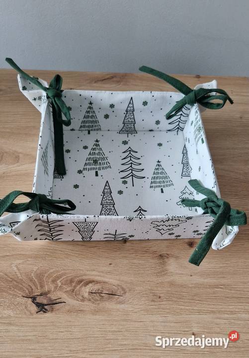 świąteczny koszyk pojemnik na chleb ciastka Kraków