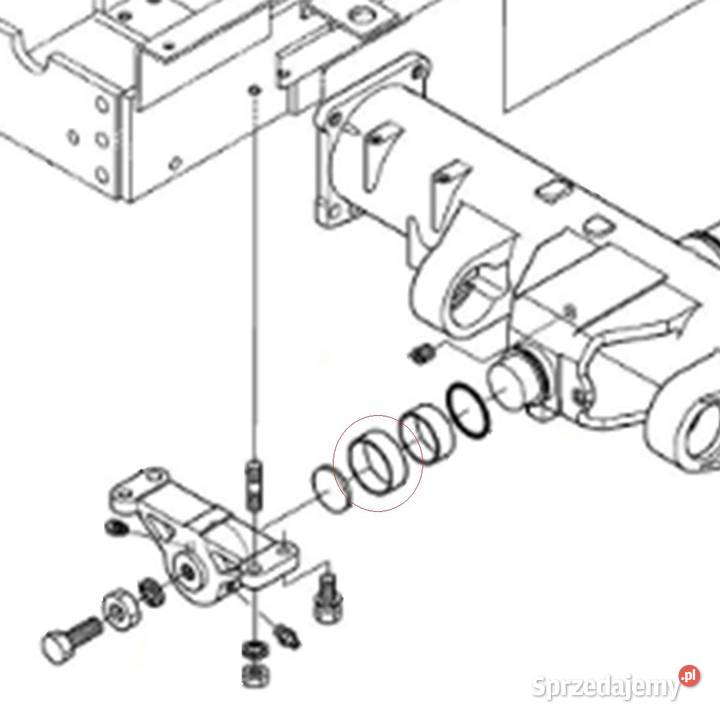 Tuleja ślizgowa 55 x 60 x 20 mm Kubota L3408 Tajęcina
