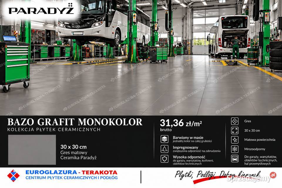 gres 3030 bazo monokolor matimpregnowany paradyż Gorzów Wielkopolski