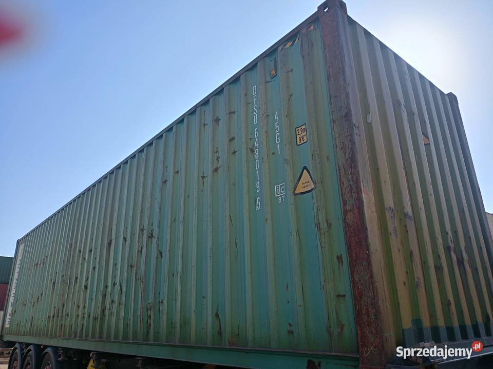 Morski kontener magazynowy 12m40HC Małaszewicze Duże