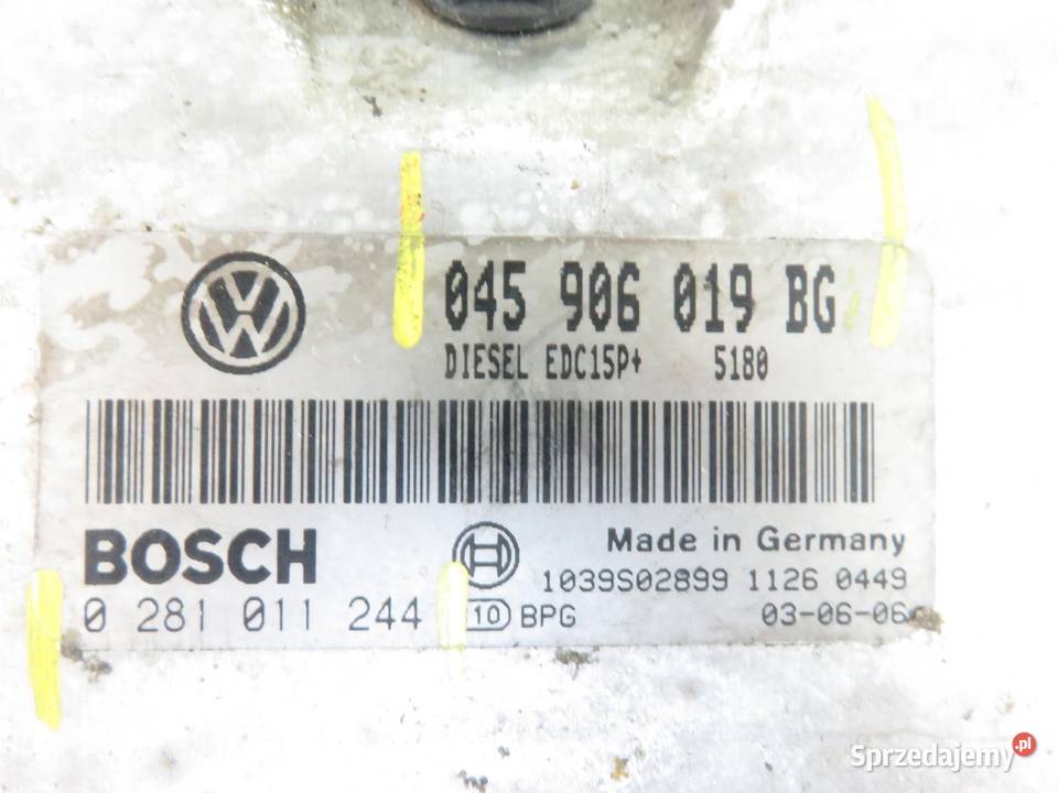 STEROWNIK SILNIKA IBIZA III Komputery sprzedam