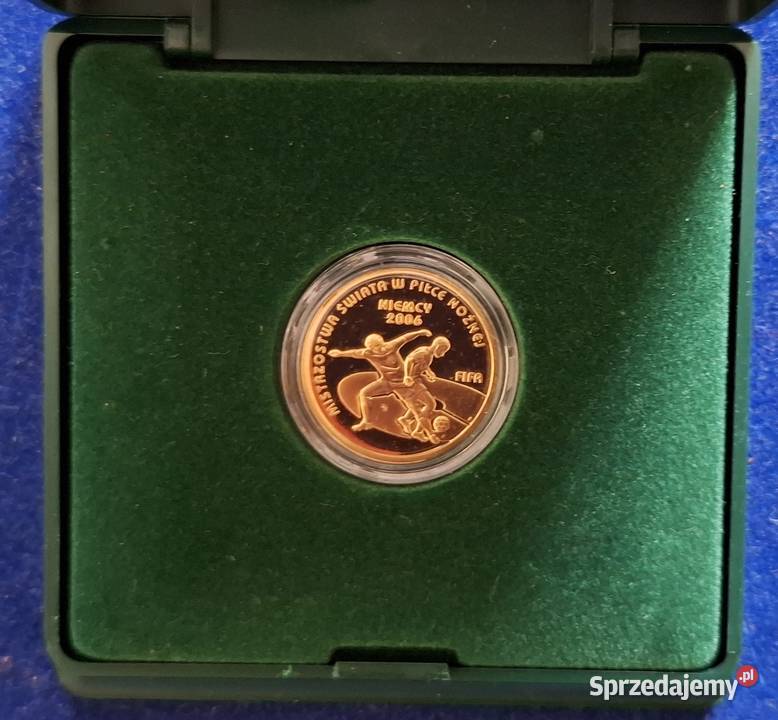 Złota Moneta Kolekcjonerska 10 Euro Francja 2003 śląskie Gliwice