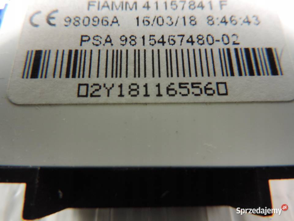 ANTENA GPS OPEL COMBO E NOWA 9815467480 osobowe Pozostałe