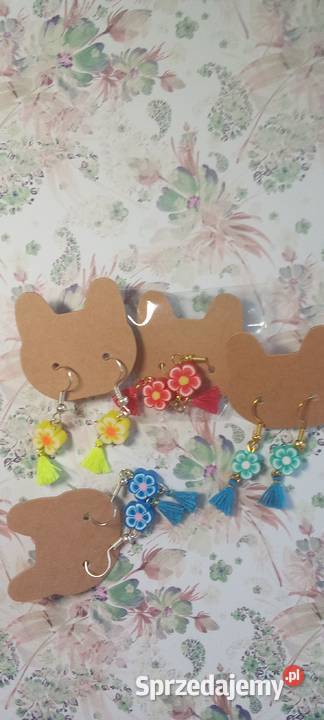 Sprzedam kolczyki własnoręcznie robione Rybnik sprzedam