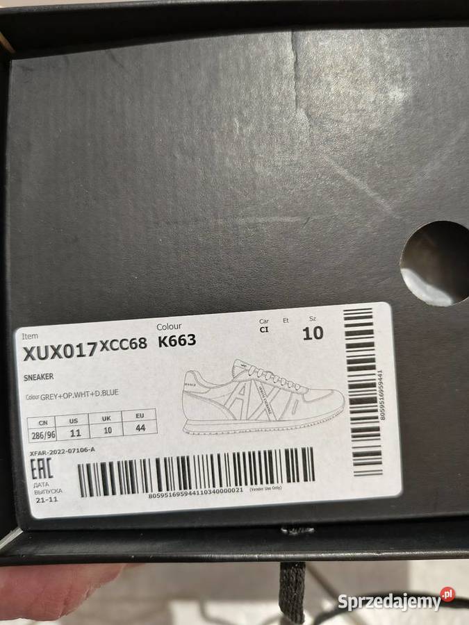 Buty Armani Exchange 28.6cm Moda i Styl Poznań