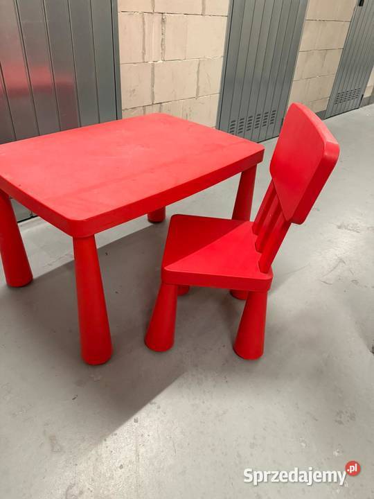 IKEA stolik dziecięcy krzesełko komplet Krzynowłoga Mała